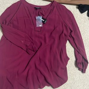Maroon blouse